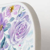 Raquette De Pickleball Bouquet floral couleur lavande Pickleball Paddle (Détail gauche)