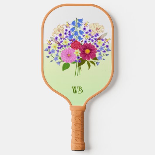 Raquette De Pickleball Bouquet jaune (Recto)