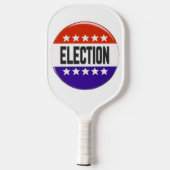 Raquette De Pickleball Bouton Élection (Verso)
