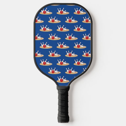 Raquette De Pickleball Bowling Ball Stritles Motif (Recto)