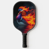 Raquette De Pickleball Boyon de flamme éblouissant canard mandarin chaud (Recto)