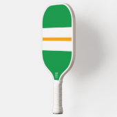 Raquette De Pickleball Bright Jaune Orange Vert Blanc Rouge Rayures de co (Gauche)