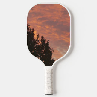 Raquette De Pickleball Bright Red Sunset Photo Pickleball Paddles