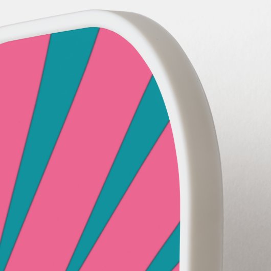 Raquette De Pickleball Bright Vibrant Y2k 2000s Coeurs multiples Pickleba (Détail gauche)