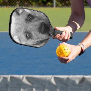Raquette De Pickleball Brindle Pit Bull Puppy par Shirley Taylor