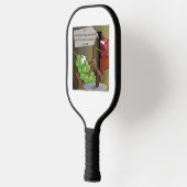 Raquette De Pickleball Brise de raisin Drôle Nourriture, Vin & Mariage Co (Gauche)