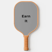 raquette de pickleball bronzée (Recto)