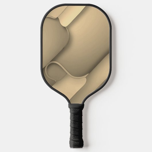 Raquette De Pickleball Brown Hues Art moderne (Recto)