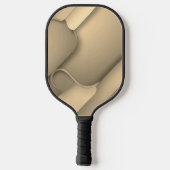 Raquette De Pickleball Brown Hues Art moderne (Verso)