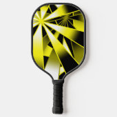 Raquette De Pickleball Bumblebee Gradient Couleur Remplir Perspective Art (Verso)