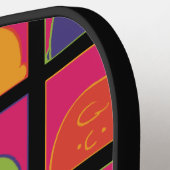 Raquette De Pickleball cacahuètes | Art Pop moderne C'est Charlie Brown (Détail gauche)