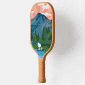 Raquette De Pickleball cacahuètes | Canoë Snoopy & Woodstock (Gauche)