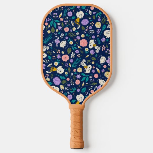 Raquette De Pickleball cacahuètes en Motif de fleurs (Recto)