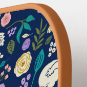 Raquette De Pickleball cacahuètes en Motif de fleurs (Détail gauche)