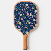 Raquette De Pickleball cacahuètes en Motif de fleurs (Verso)