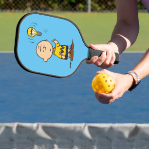 Raquette De Pickleball cacahuètes L'idée de l'ampoule de Charlie Brown