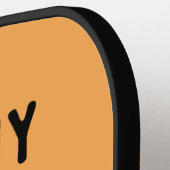 Raquette De Pickleball cacahuètes | Lucy depuis toujours (Détail gauche)