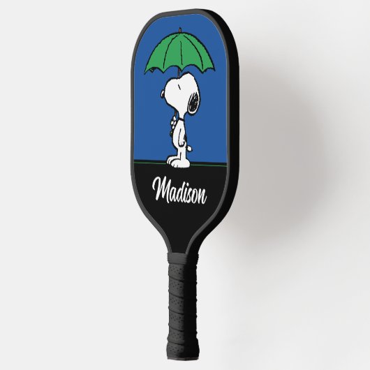 Raquette De Pickleball cacahuètes | Parapluie vert Snoopy (Gauche)