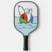 Raquette De Pickleball cacahuètes | Snoopy Beach Ball Beach (Verso)