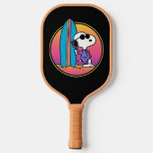 Raquette De Pickleball cacahuètes | Snoopy Beach Beagle (Verso)