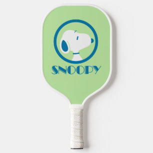Raquette De Pickleball cacahuètes   Snoopy Blue Deco Dreams