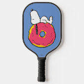 Raquette De Pickleball cacahuètes | Snoopy Donut rose (Verso)