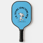 Raquette De Pickleball cacahuètes | Snoopy Essayer Quelque Chose De Nouve (Verso)