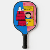 Raquette De Pickleball cacahuètes | Snoopy & Lucy Half & Half (Verso)