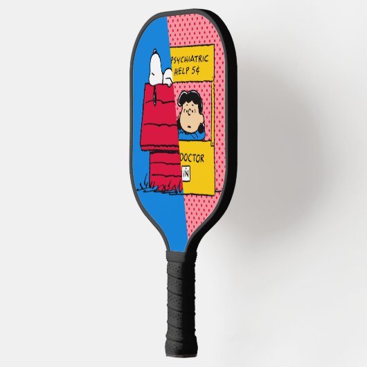 Raquette De Pickleball cacahuètes | Snoopy & Lucy Half & Half (Gauche)