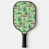 Raquette De Pickleball cacahuètes | Snoopy Ocean High Tide Motif (Verso)