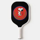Raquette De Pickleball cacahuètes | Snoopy Raw Force & Courage Badge (Verso)