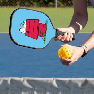 Raquette De Pickleball cacahuètes   Snoopy & Woodstock Doghouse