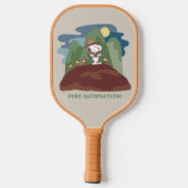 Raquette De Pickleball cacahuètes | Snoopy & Woodstock Satisfaction pure (Verso)