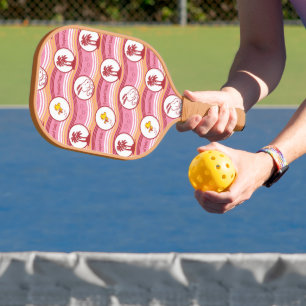 Raquette De Pickleball cacahuètes   Snoopy & Woodstock Tropical Cutie
