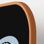 Raquette De Pickleball cacahuètes | Visages de Lucy (Détail gauche)