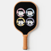 Raquette De Pickleball cacahuètes | Visages de Lucy (Verso)