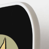 Raquette De Pickleball cacahuètes | Visages de Sally | Ajouter Votre Nom (Détail gauche)