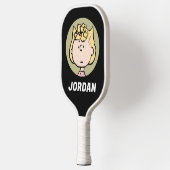Raquette De Pickleball cacahuètes | Visages de Sally | Ajouter Votre Nom (Gauche)