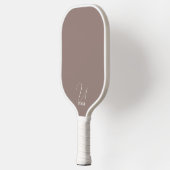 Raquette De Pickleball Cacao Brun Monogrammé (Gauche)