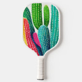Raquette De Pickleball Cactus aux couleurs vives (Verso)