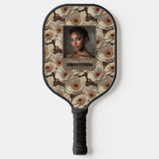 Raquette De Pickleball Cadeau d'anniversaire inspiré des Anémones d'Ivoir