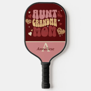Raquette De Pickleball Cadeau de la Fête des Mères Vintage Retro personna