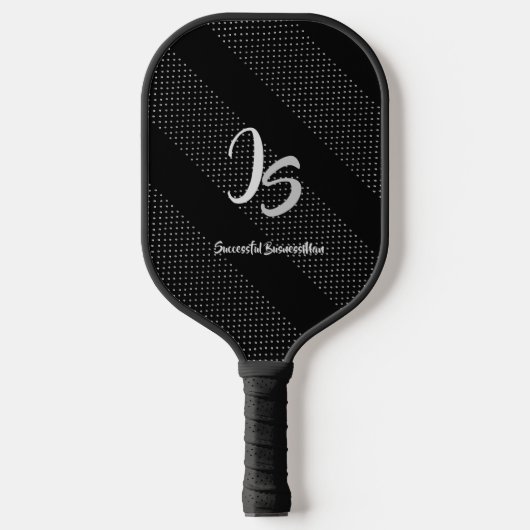 Raquette De Pickleball Cadeau élégant avec personnalisation Monogramme ar (Recto)