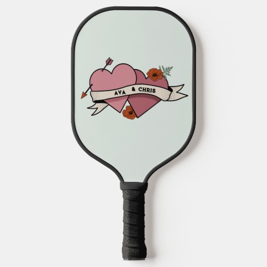 Raquette De Pickleball Cadeau mariage pour couple pickleball (Recto)