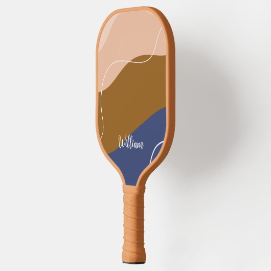 Raquette De Pickleball Cadeau Personnalisé Nom Monogramme Pour Les Meille (Gauche)