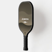 Raquette De Pickleball Cadeau Pour Lui Script Moderne Nom Cool Camo Impri (Gauche)