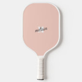 Raquette De Pickleball Cadeau Retro À damiers Pickleball Paddle (Verso)