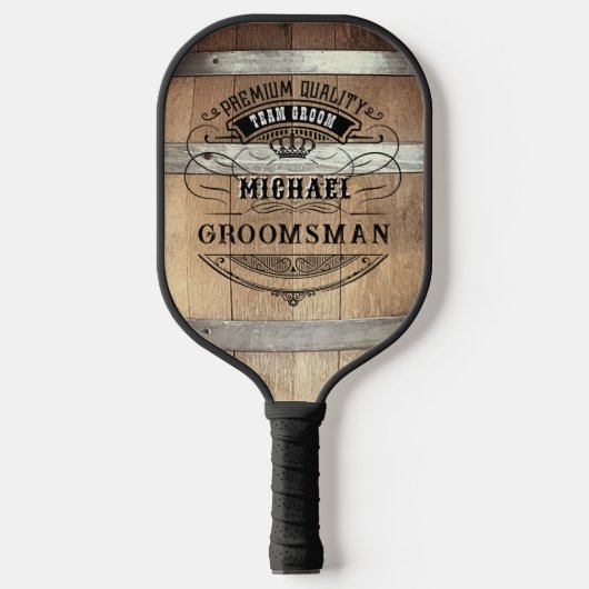 Raquette De Pickleball Cadeaux Groomsmen (Recto)