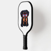 Raquette De Pickleball Cadeaux Rottweiler amoureux (Gauche)