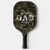 Raquette De Pickleball Cadre photo DAD Camouflage vert Motif #1 DAD (Verso)